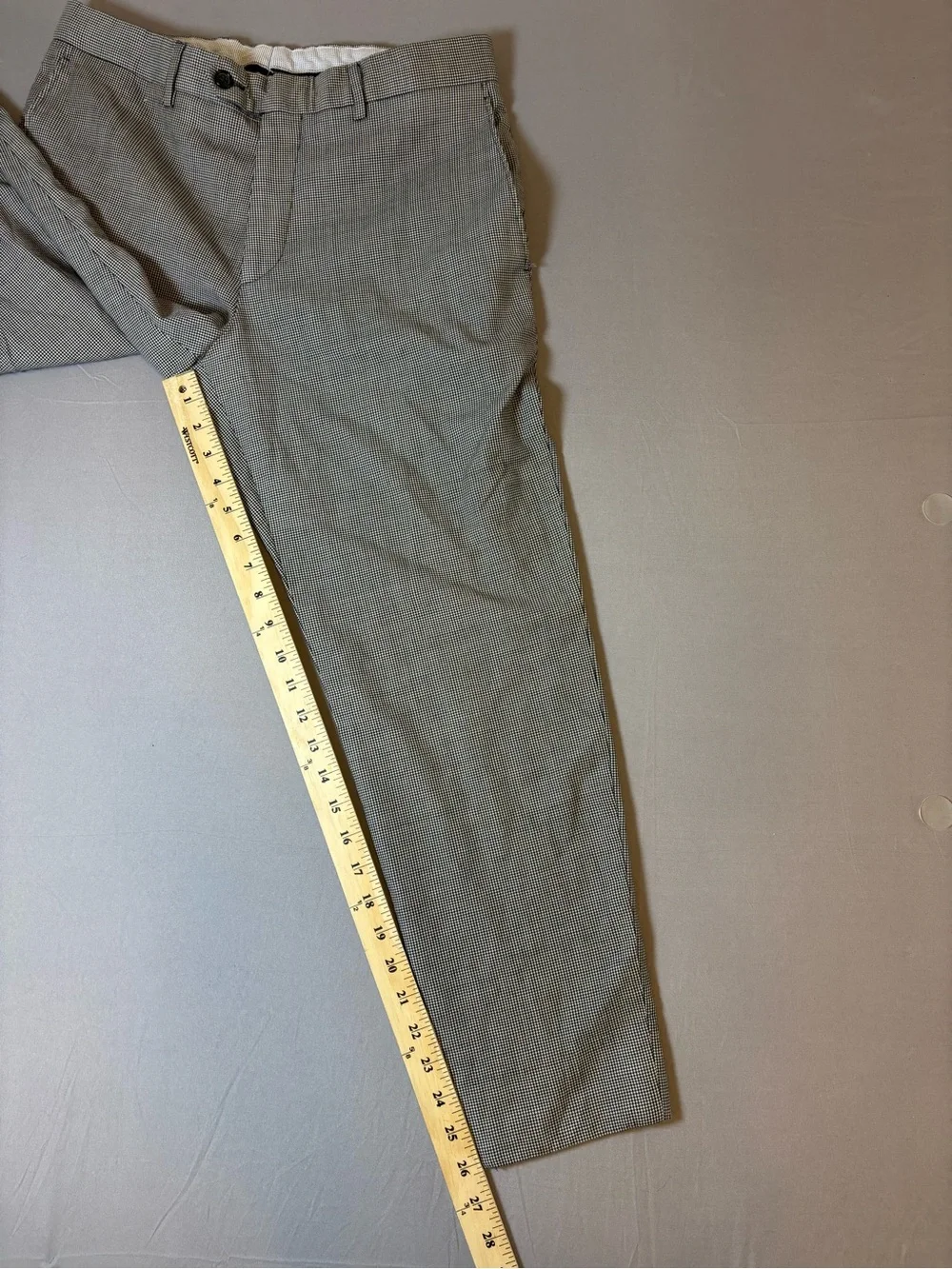 Men's Vitale Barberis Canonico Dress Pants Cropped Size 32 100% Wool